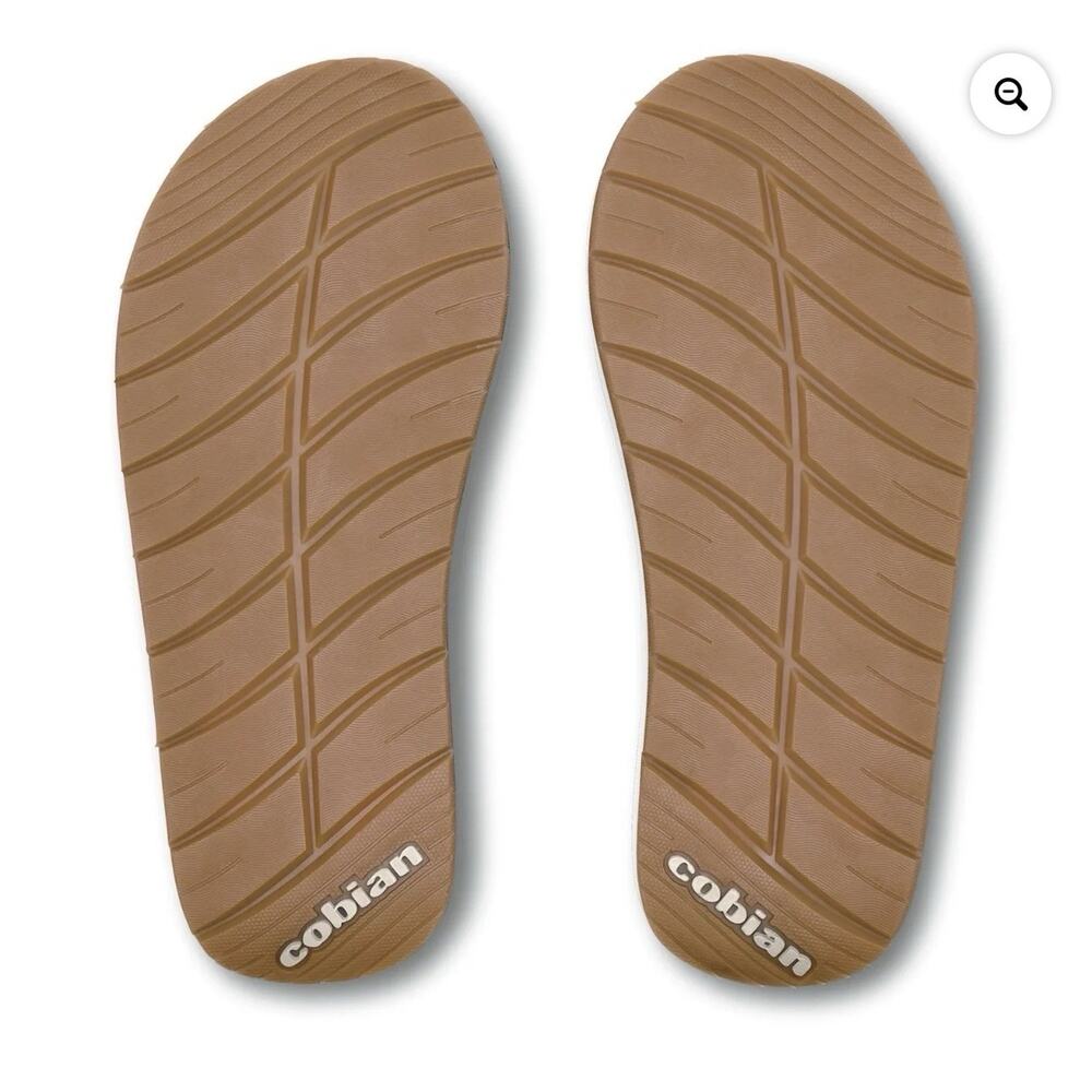 COBIAN Men's Ponto Rise Tan Arch Support Sandals (PTR24-200-08) Size 8 US EU 40 - Picture 3 of 5